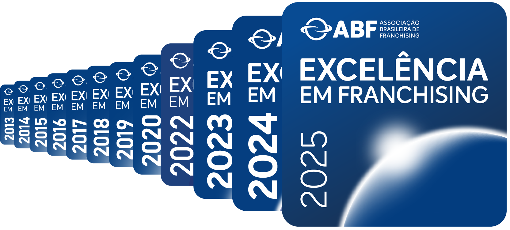 Selo de Excelência em Franchising 2025 — Associação Brasileira de Franchising (ABF) Selo de Excelência em Franchising 2025 — Associação Brasileira de Franchising (ABF)